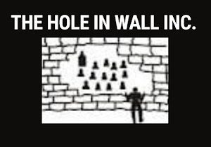 The Hole in Wall Inc. logo illustration.